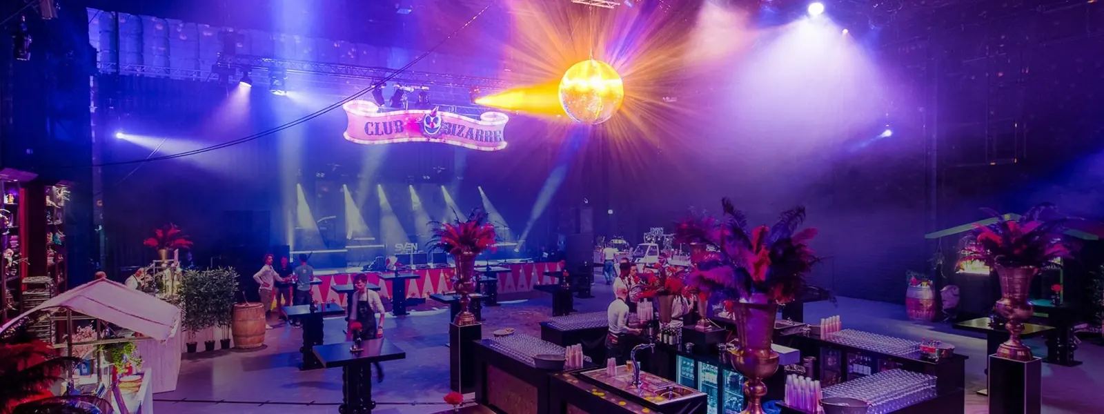 Studio 1 during an evening event