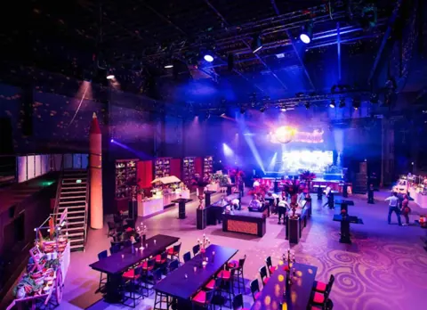 Conference with theatre seating