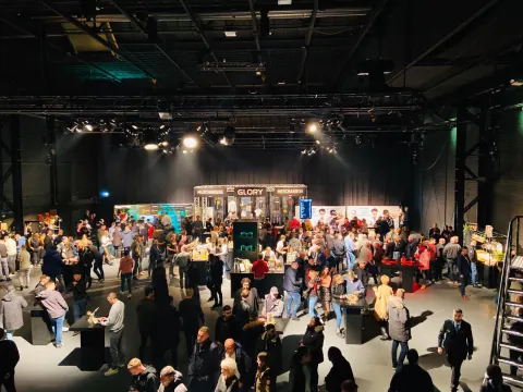 Crowd at a combat sports event