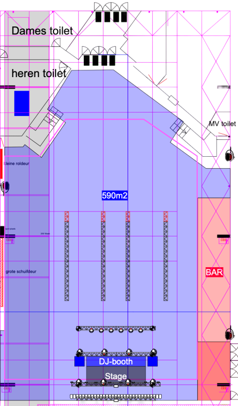 Floor plan of Studio 2